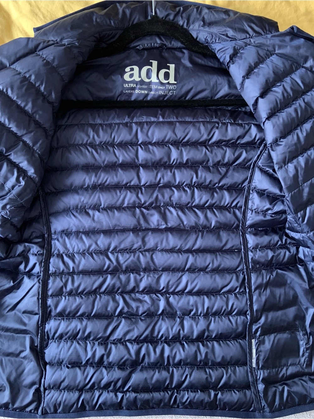 ADD Down Ultra Light Quilted Blazer Jacket (Sz 10 or M) - Picture 4 of 7